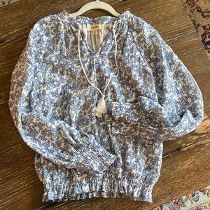 Porridge Peasant Top from Anthropologie Size M